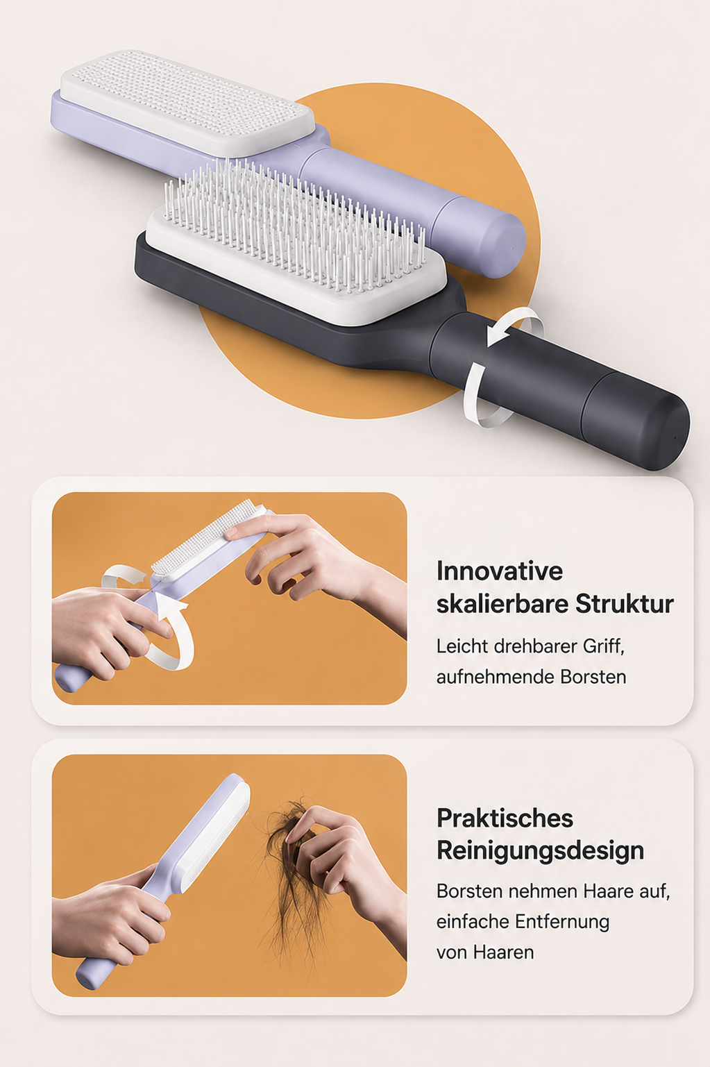 ANGEBOT: Haarbürste „Like a Queen“